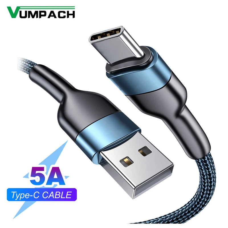 Cabo usb c rápido cabo c tipo c